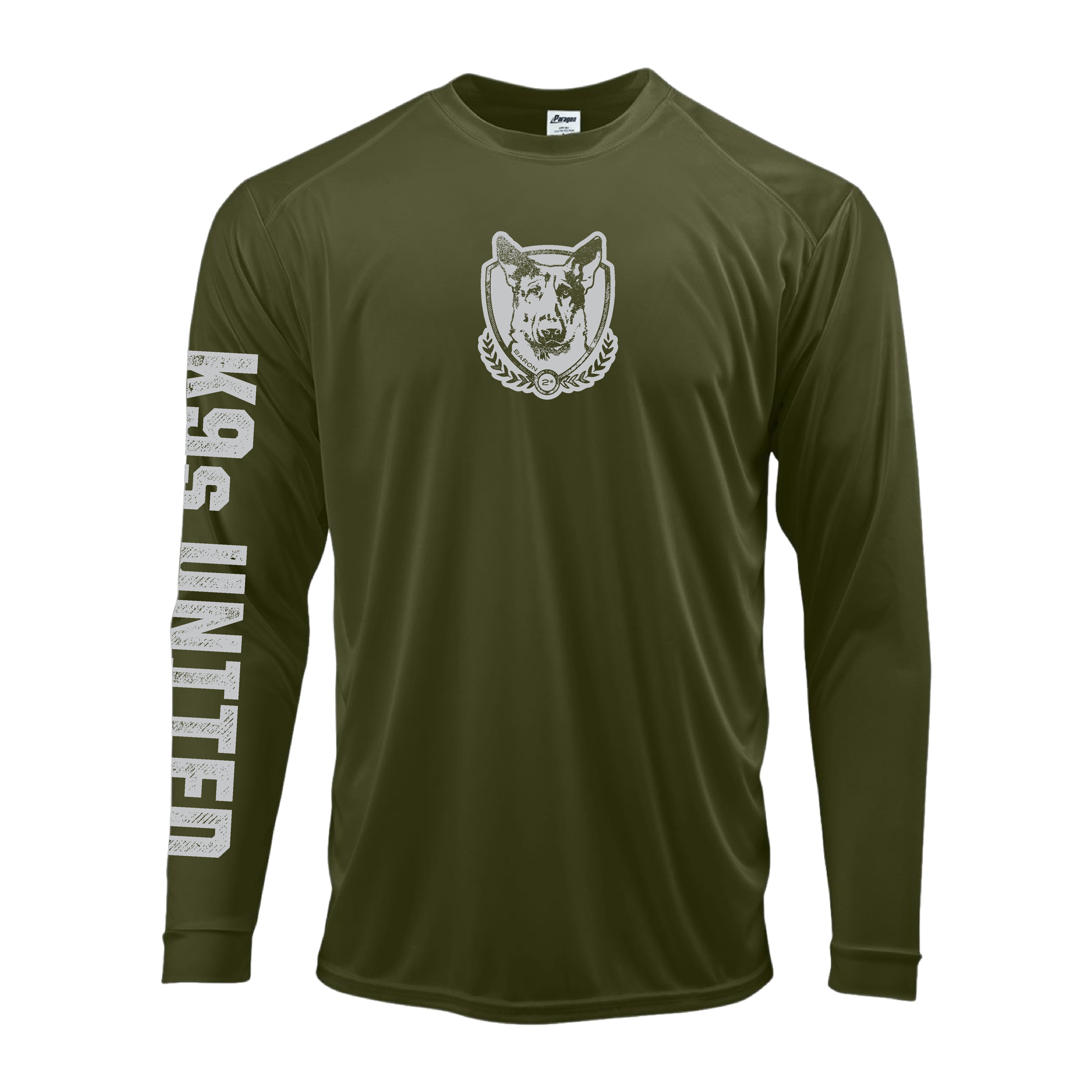 Baron Shield Long Sleeve Wicking Tee