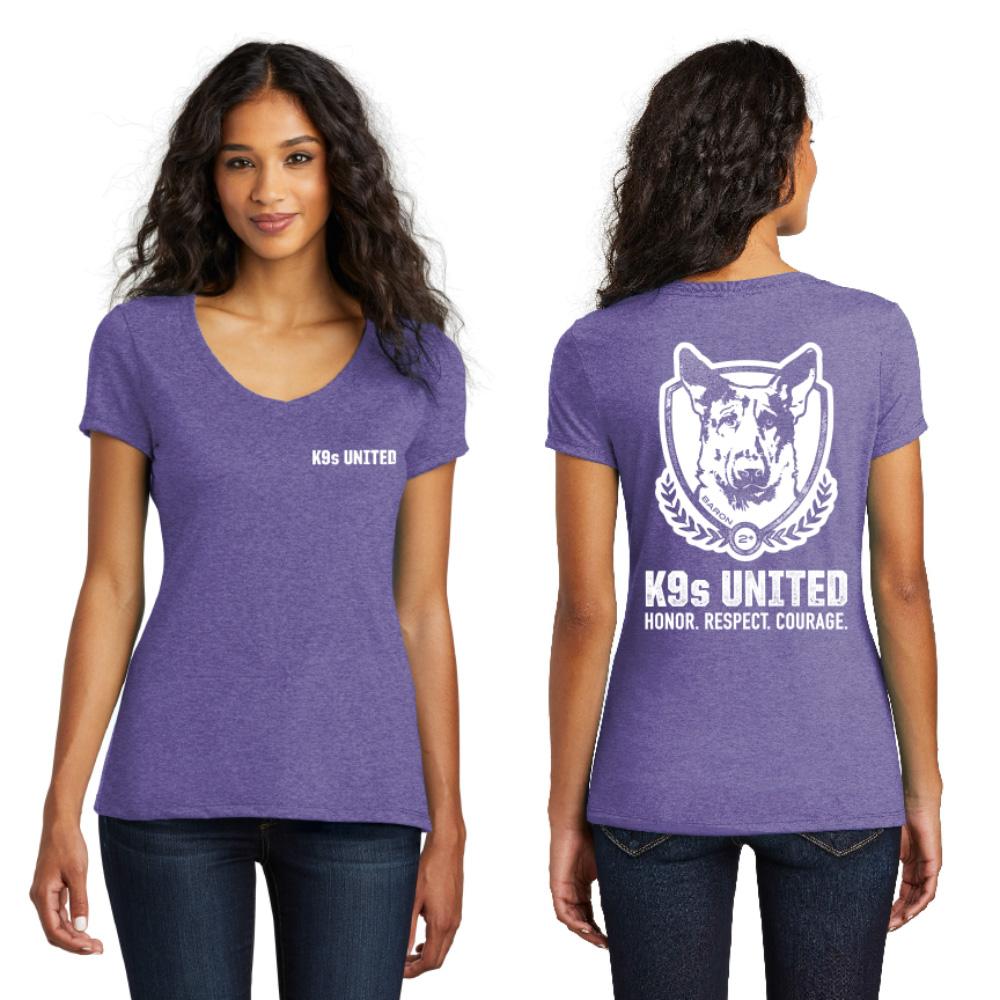 Women's Classic K9s United V-Neck Tee - K9s United