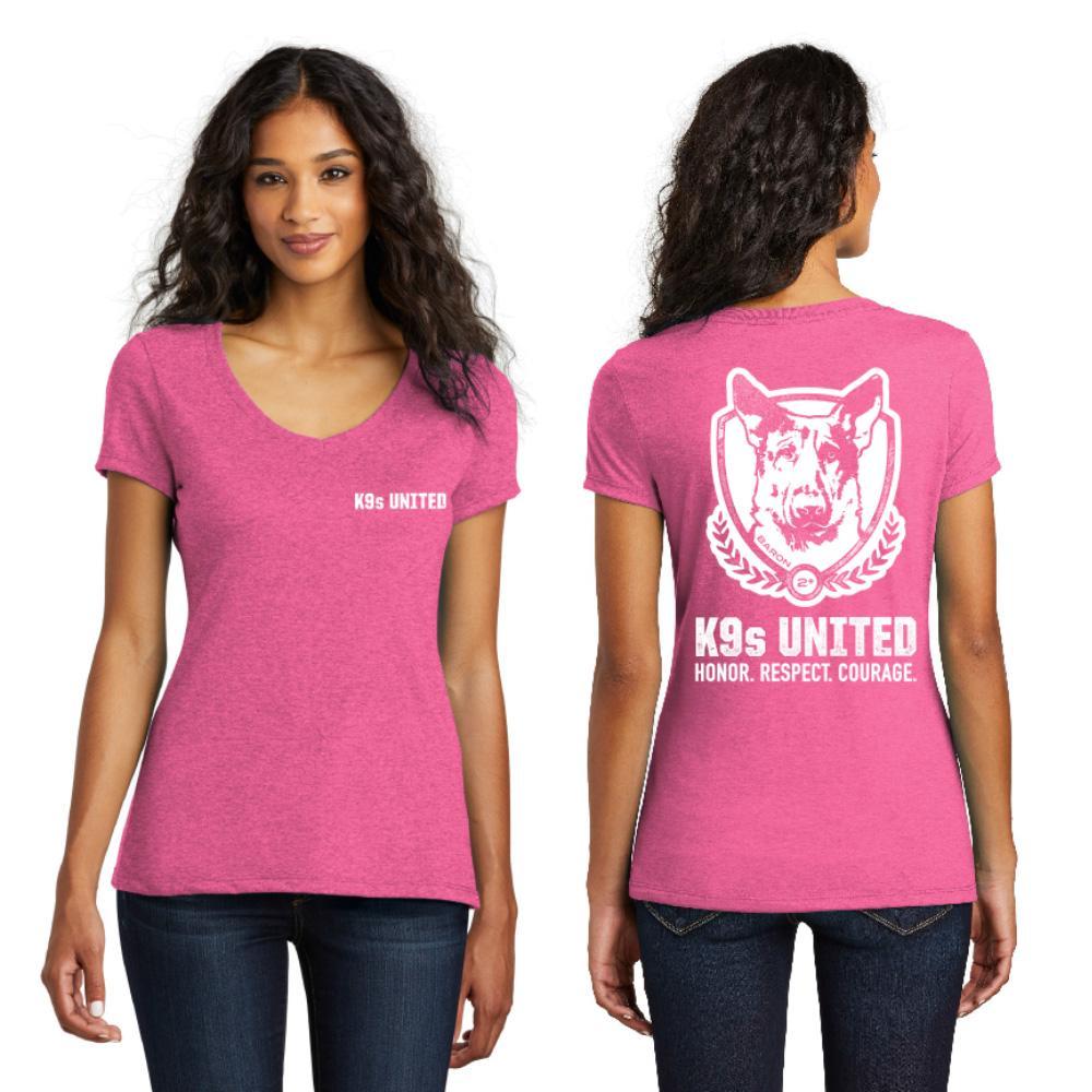 Women's Classic K9s United V-Neck Tee - K9s United