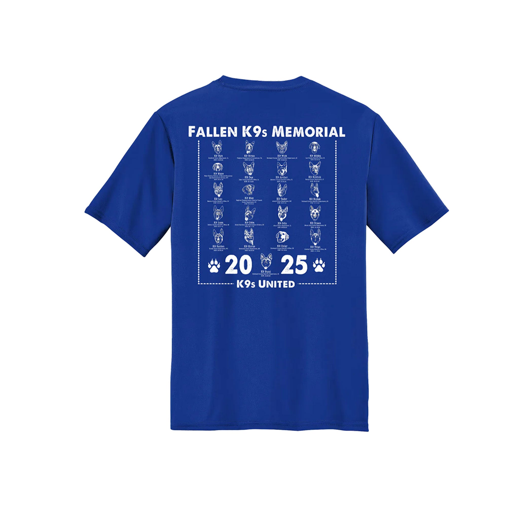 LIMITED EDITION: 2025 Fallen K9 Memorial Run T-Shirt
