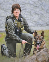 K9 Baron and Handler