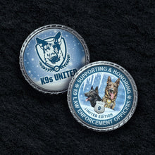 Load image into Gallery viewer, Challenge Coin (Limited Holiday Edition) - K9s United
