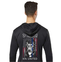 Load image into Gallery viewer, Guardians of Freedom Hooded Long Sleeve Wicking Tee - K9s United
